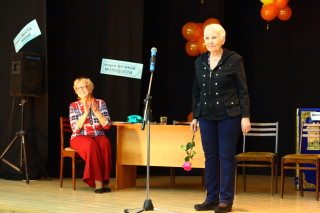 Евгения Ивановна и Татьяна Михайловна на сцене