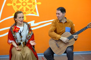 Наталья и Андрей Патокины в отряде